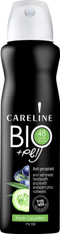 Careline Bio Noshem Deodorant Spray Acai Fresh Cucumber, 150ml